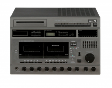 Inter - M SYS - 2240G комбинированная система, 10 зон, 240 Вт, CD/MP3, тюнер, дека на 2 кассеты, 2 лин. и 5 микр. входов