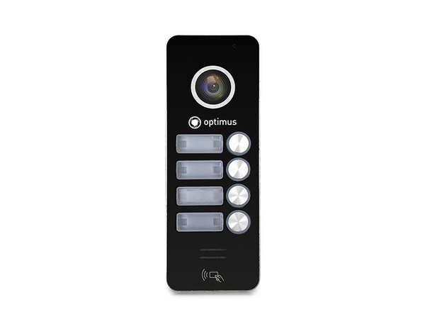 Optimus DSH-1080/4 (черный) Вызывная панель видеодомофона