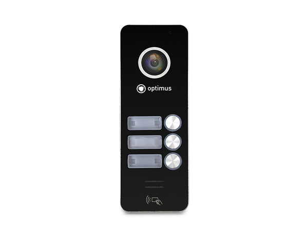 Optimus DSH-1080/3 Вызывная панель видеодомофона (черный)