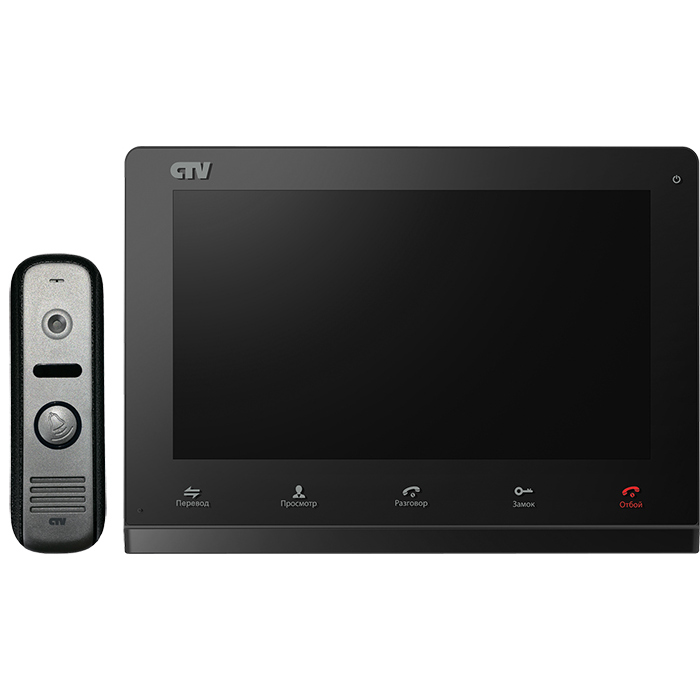 CTV - DP3110 BS (Black/Silver) Комплект цветного видеодомофона (CTV - D1000HD S + CTV - M3110 B)