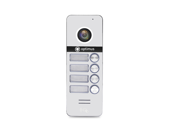 Optimus DSH-1080/4 (белый) Вызывная панель видеодомофона