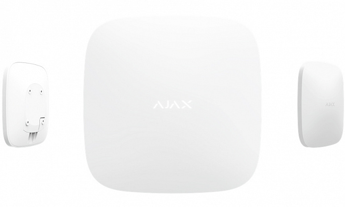 Ajax Hub (White) (7561.01.WH1) Интеллектуальная централь - 2 канала связи (GSM+Ethernet)