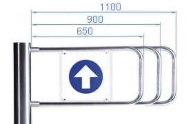 PERCo - AG - 650 створка для стойки автоматической калитки