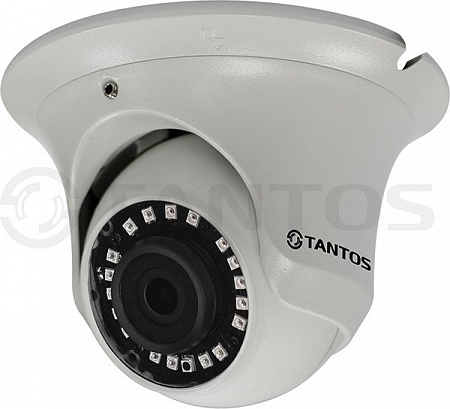 Tantos TSc-E1080pUVCf (3.6) 2Mp Антивандальная мультиформатная купольная видеокамера 4в1 (AHD, TVI, CVI, CVBS) 1080P «День/Ночь», 1/2.9&quot; SONY Exmor CMOS Sensor, разрешение 2 Mp (1920 х 1080) 30 к/с, чувствительность: Цвет 0.01Люкс, Ч/Б 0.001Люкс (F1.8, AG