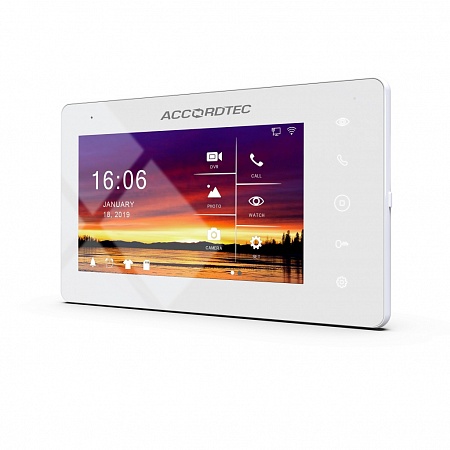 AccordTec AT-VD 710W WH Монитор домофона