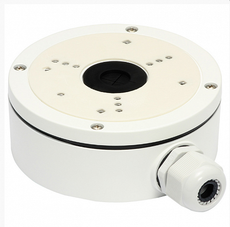 HikVision DS-1280ZJ-S Монтажная коробка для купольных камер, алюминий,белый,137х53.4х164.8мм