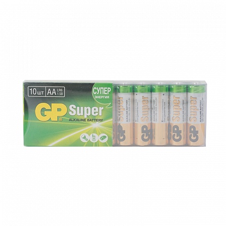 GP Super Alkaline 15A LR6 AA Батарея (10шт/уп)