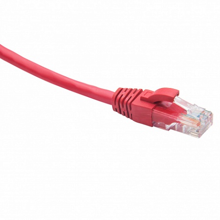 DATAREX RJ45-RJ45 U/UTP Cat.5e LSZH нг(А)-HF (DR-181308) Патч-корд (коммутационный шнур), 1.5м, красный