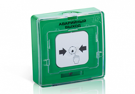 РУБЕЖ УДП 513-10 &quot;Аварийный выход&quot; (зелёный) Извещатель пожарный ручной