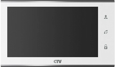 CTV-M4707IP W (White) Монитор цветного AHD-видеодомофона, 7&quot; (Full HD)