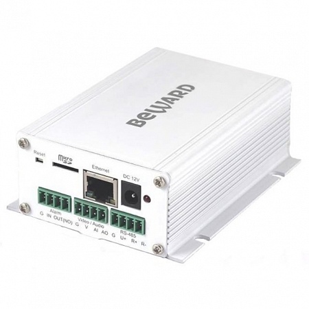 Beward DK103M Преобразователь аналоговых домофонов в IP, SIP-протокол, Н.264/MJPEG, 960х576 25к/с, microSDHC (до 32 ГБ), 12В (DC)